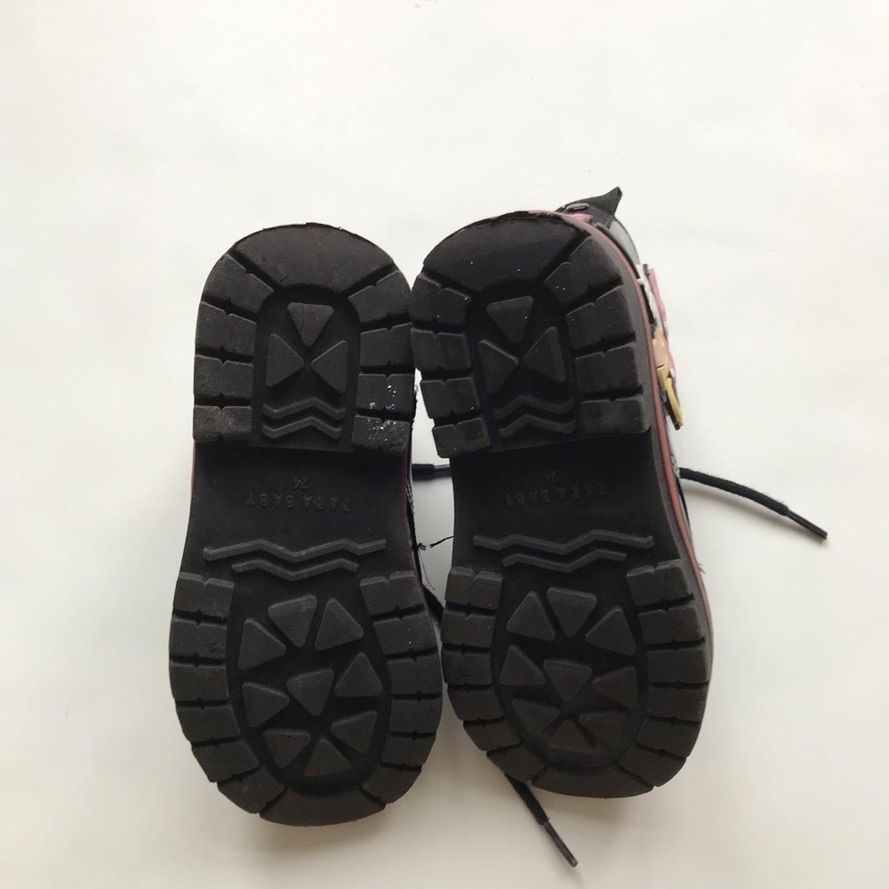 Zara x Disney Minnie Mouse patent boots VGUC size 24(8 toddler) - Picture 8 of 8